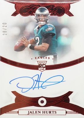 2020 Flawless #RGS-JHU Rookie Gems Signatures /20