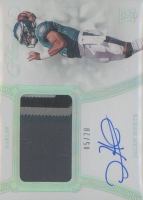 2020 Flawless #RPA-JHU Rookie Patch Auto - Silver /20