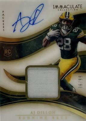 2020 Immaculate #122 Rookie Patch Auto /99