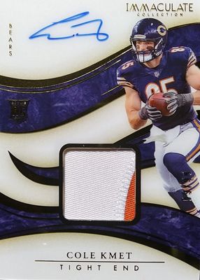 2020 Immaculate #131 Rookie Patch Auto /99