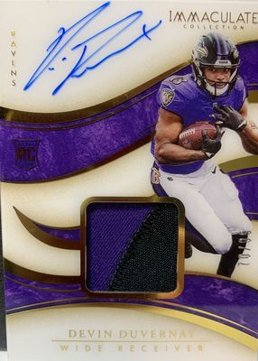 2020 Immaculate #134 Rookie Patch Auto /99