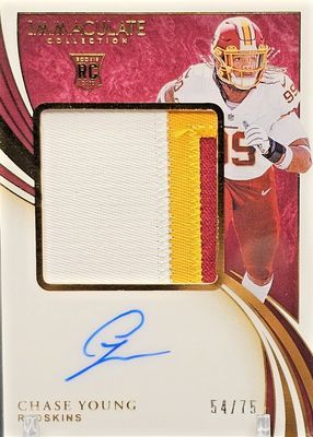 2020 Immaculate #PPR-CYO Premium Patch Rookie Autographs (/75)