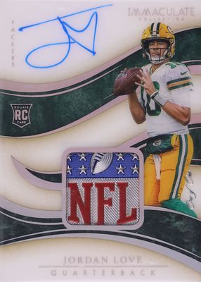 2020 Immaculate #104 Rookie Patch Auto - NFL Shield /1
