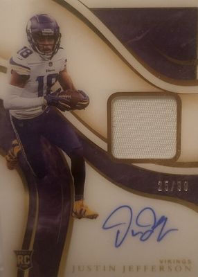 2020 Immaculate #ISP18 Immaculate Rookie Signature Patches (/99)