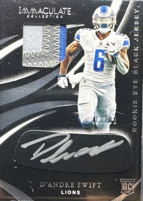 2020 Immaculate #REB-8 Immaculate Rookie Eye Black Jersey Autographs (/99)