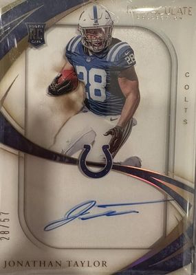 2020 Immaculate #SS10 Immaculate Rookie Shadowbox Signatures (/57)