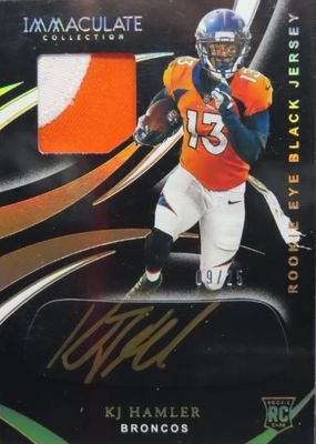 2020 Immaculate #REB-24 Immaculate Rookie Eye Black Jersey Autographs - Gold /25