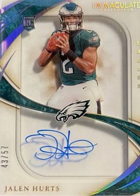 2020 Immaculate #SS7 Immaculate Rookie Shadowbox Signatures (/57)