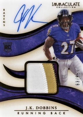 2020 Immaculate #109 Rookie Patch Auto /99