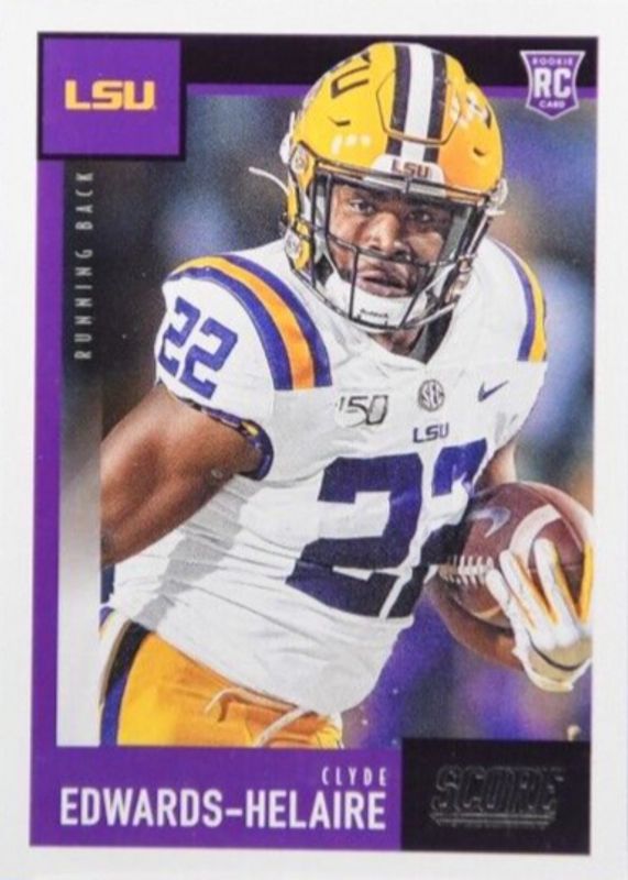 Clyde Edwards-Helaire 2020 Score #376 Base Rookie SGC 9.5