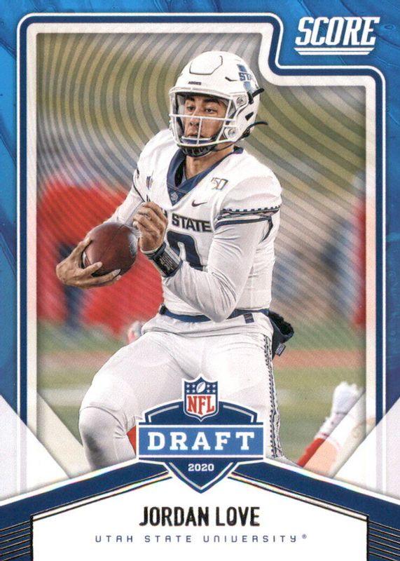 Jordan Love 2020 Score #NFL-6 NFL Draft Rookie SGC 10