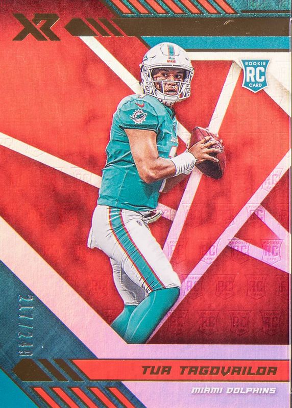 Tua Tagovailoa 2020 XR #102 Red /249 Rookie PSA 10