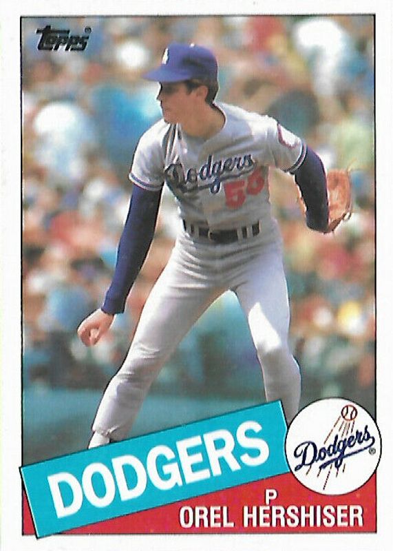 Orel Hershiser 1985 Topps #493 Base Rookie PSA 10