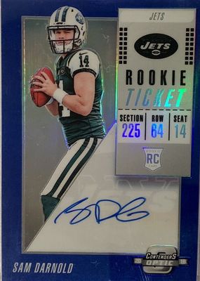 2018 Contenders Optic #103 Rookie Ticket Auto - Blue (/15)