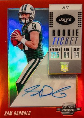 2018 Contenders Optic #103 Rookie Ticket Auto - Orange (/25)