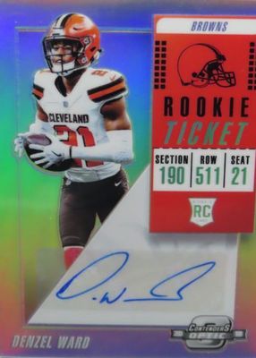 2018 Contenders Optic #143 Rookie Ticket Auto