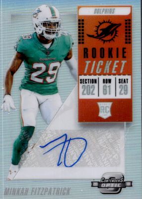 2018 Contenders Optic #145 Rookie Ticket Auto