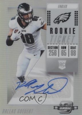 2018 Contenders Optic #175 Rookie Ticket Auto