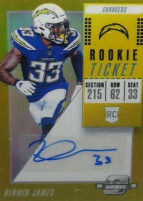 2018 Contenders Optic #149 Rookie Ticket Auto - Gold /10