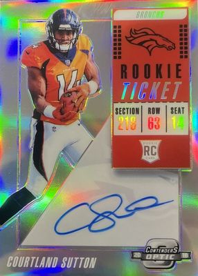 2018 Contenders Optic #115 Rookie Ticket Auto