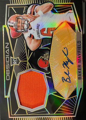 2018 Obsidian #RJ-BM Rookie Jersey Autographs - Electric Etch Orange /50