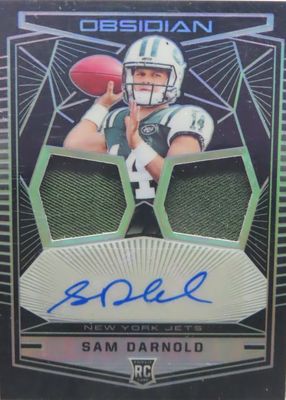 2018 Obsidian #6 Rookie Jersey Ink Dual Relics (/75)