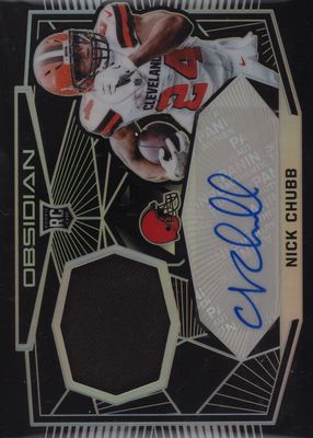 2018 Obsidian #RJ-NC Rookie Jersey Autographs (/100)