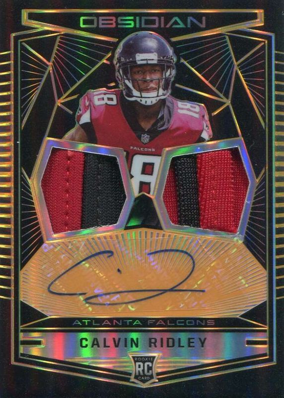 2018 Obsidian #9 Rookie Jersey Ink Dual Relics - Electric Etch Orange (/35)