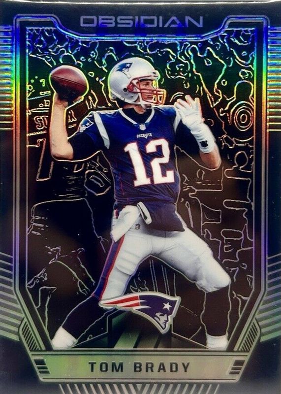 Tom Brady 2018 Obsidian #2 Base /100 RAW