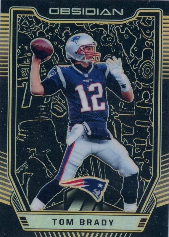 Tom Brady 2018 Obsidian #2 Electric Etch Orange /50 RAW