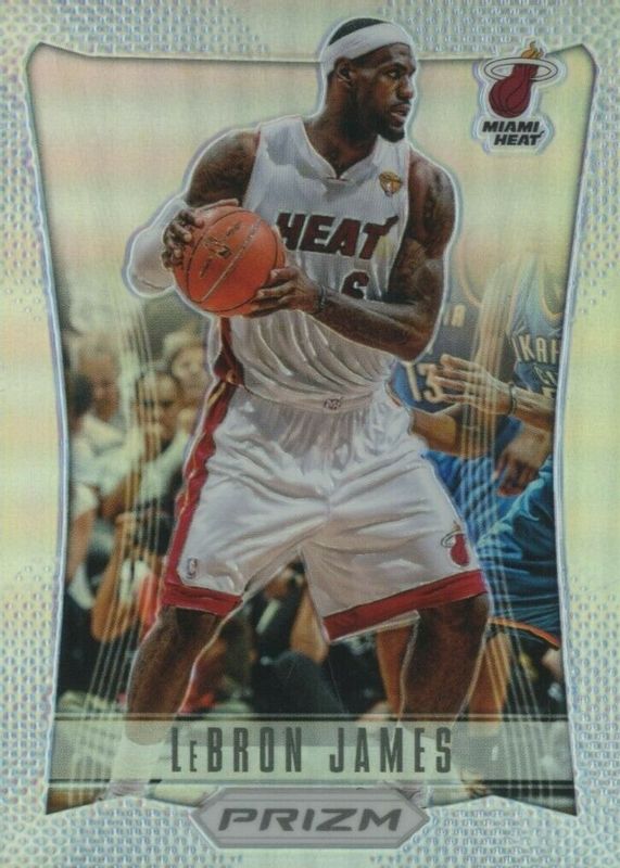 LeBron James 2012 Prizm #1 Silver PSA 7