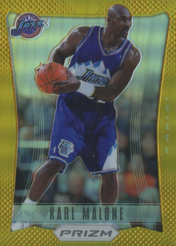 Karl Malone 2012 Prizm #168 Gold /10 BGS 9.5