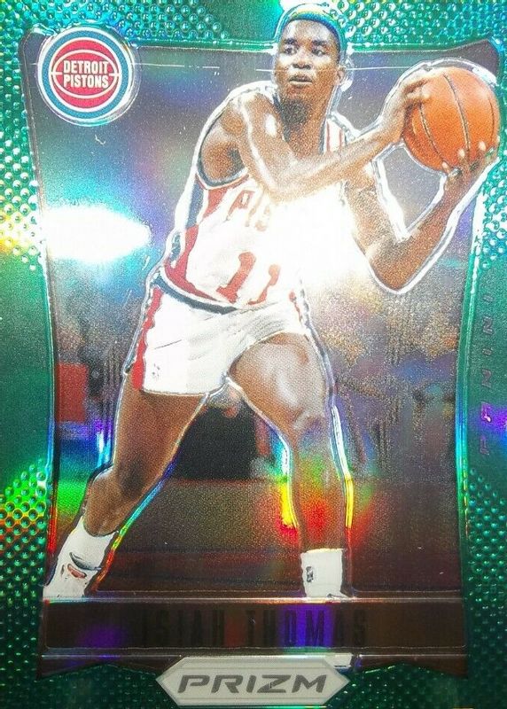 Isiah Thomas 2012 Prizm #182 Green BGS 10 PRISTINE