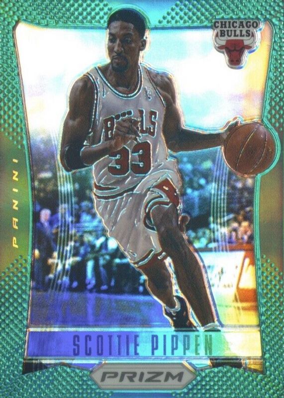 Scottie Pippen 2012 Prizm #176 Green SGC 9