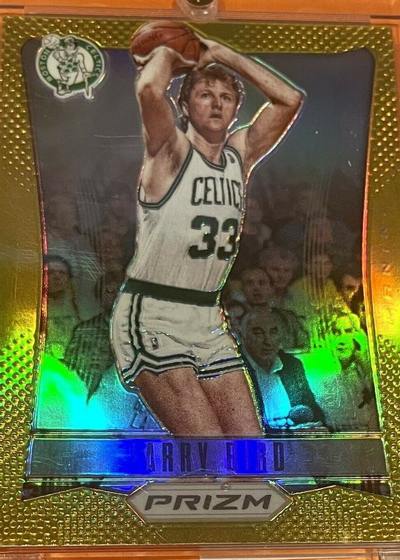 Larry Bird 2012 Prizm #163 Gold /10 PSA 9