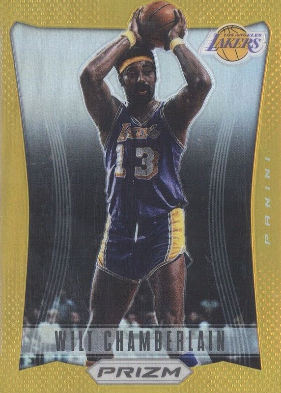 Wilt Chamberlain 2012 Prizm #151 Gold /10 RAW