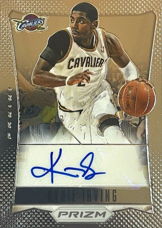 Kyrie Irving 2012 Prizm #3 Autograph Rookie PSA 9