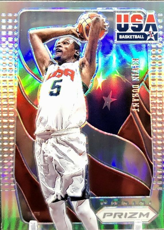 Kevin Durant 2012 Prizm #2 USA Basketball - Silver BGS 9