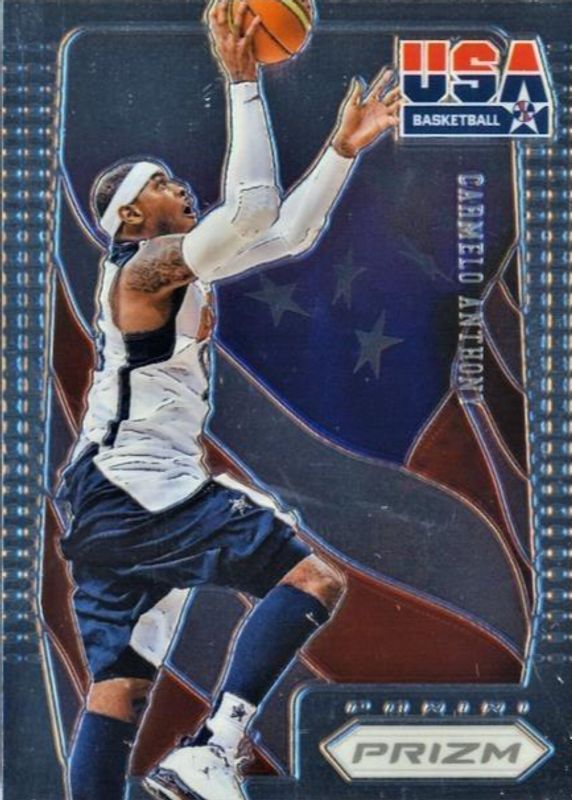 Carmelo Anthony 2012 Prizm #12 USA Basketball PSA 10