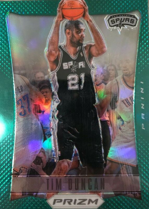 Tim Duncan 2012 Prizm #101 Green BGS 9.5