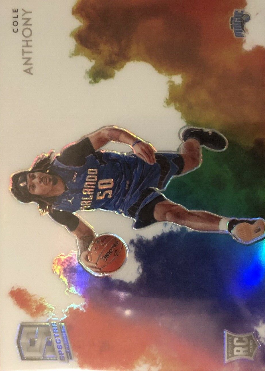 Cole Anthony 2020 Spectra #24 Color Blast /(SSP) Price Guide