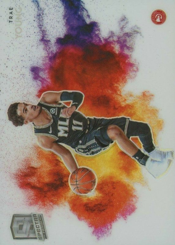 Trae Young 2020 Spectra #18 Color Blast /(SSP) SGC 10