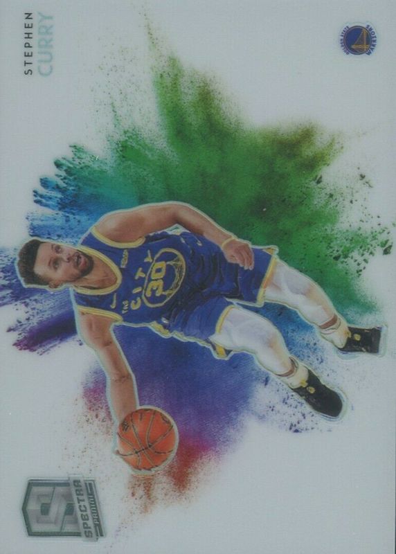 Stephen Curry 2020 Spectra #2 Color Blast /(SSP) PSA 9