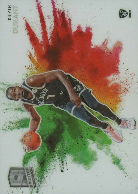 Kevin Durant 2020 Spectra #3 Color Blast /(SSP) RAW