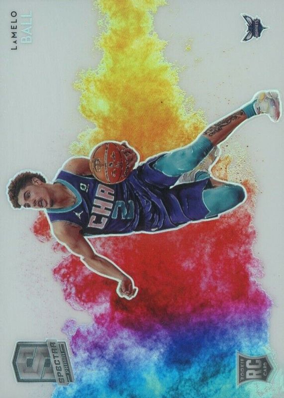 LaMelo Ball 2020 Spectra #21 Color Blast /(SSP) Rookie SGC 8