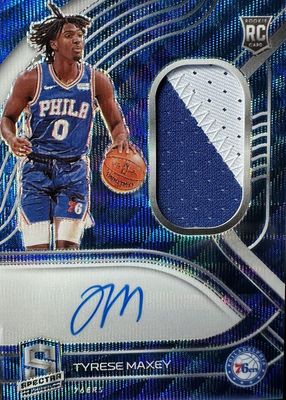2020 Spectra #204 Rookie Jersey Autographs - Blue Wave /30