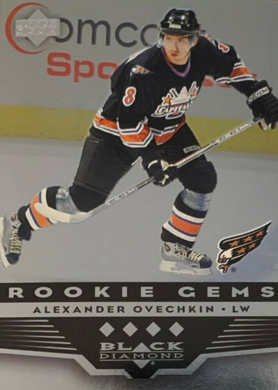 Alexander Ovechkin 2005 Upper Deck Black Diamond #191 Base Rookie SGC 10