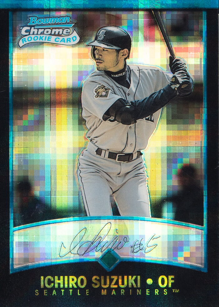 Ichiro Suzuki 2001 Bowman Chrome #351 X-Fractor (Japanese) Price