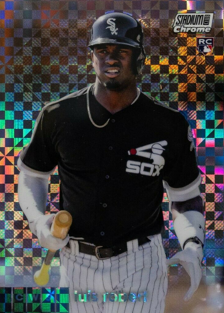 Luis Robert Jr. 2020 Topps Stadium Club Chrome #289 X-Fractor