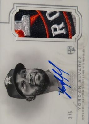 2020 Topps Dynasty #DAP-YA Rookie Autographed Patch - Silver /5